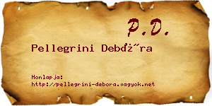 Pellegrini Debóra névjegykártya